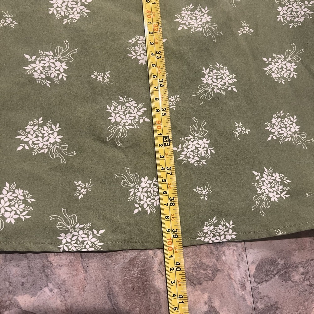 Hesperus Woman's Small Floral Ditsy Midi Dress Puff Sleeves Cottagecore Boho MED - Picture 8 of 9